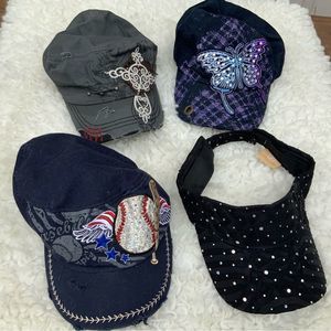 Y2k bling hat bundle